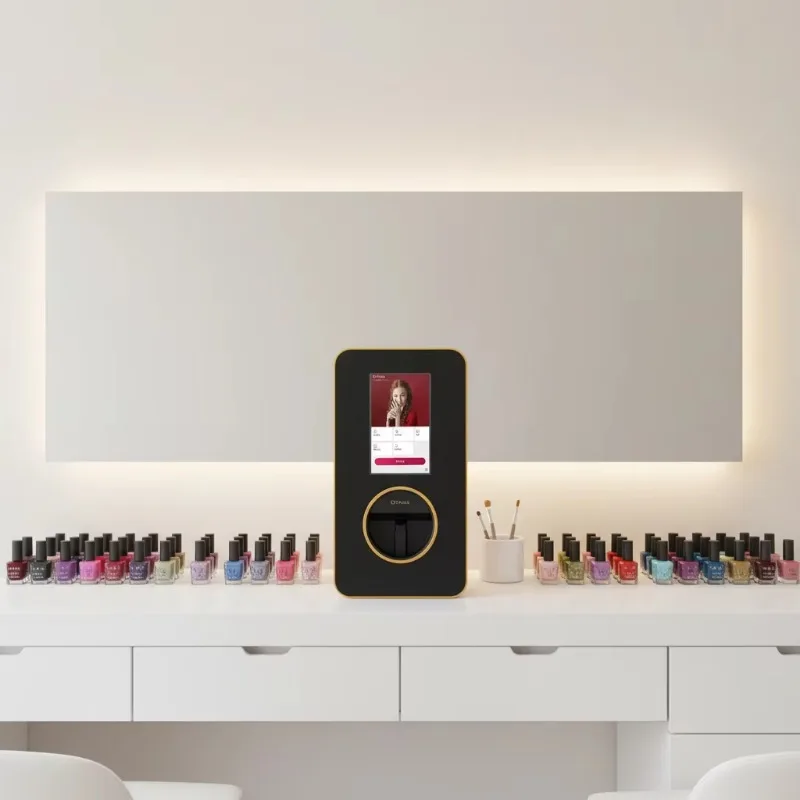 

Fully Automated Nail Printer Machine Nail Beauty Machine Quick Printing Elegant Design Machine Touch Control Nail Printer