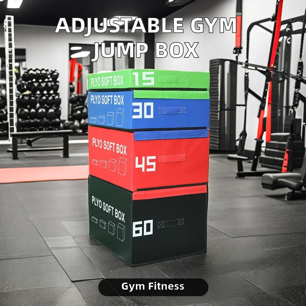 2026 Adjustable Height Plyo Soft Box Gym Step Training Platform view 2