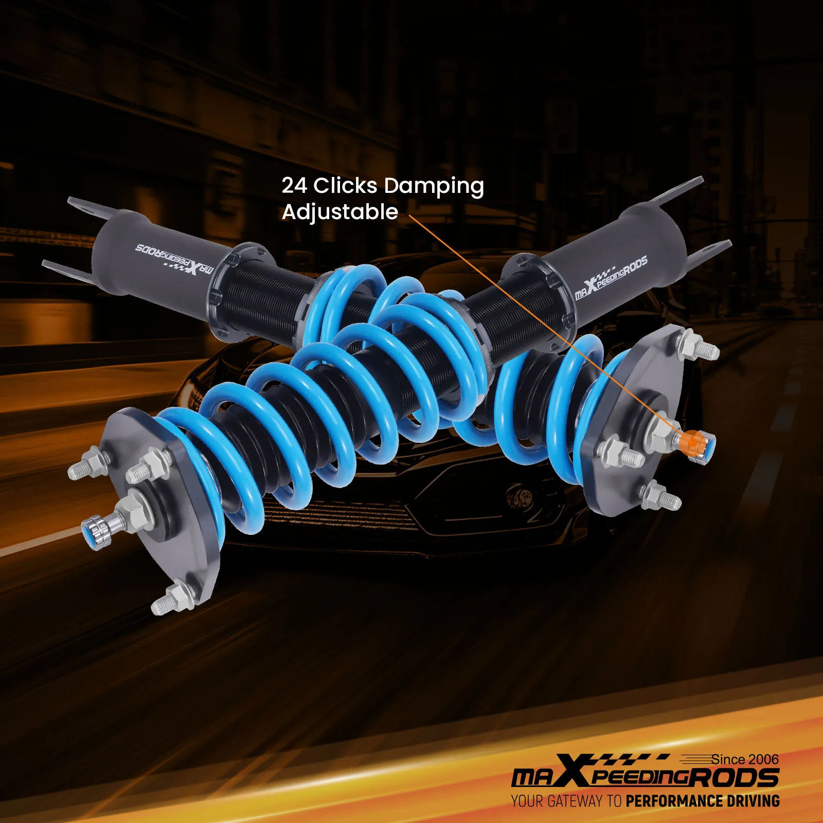 

Комплект койловеров MaXpeedingrods T6 для Mazda Miata / MX-5 ND 16-22