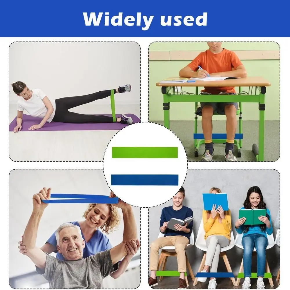 أربطة مرنة للكرسي قابلة للتمدد، أربطة مناشف ملونة لتخفيف التوتر تحسين التركيز، شرائط كرسي مرنة، كراسي الشاطئ #4