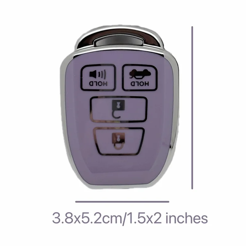 Key Fob Cover Keychain Lanyard for Toyota Corolla 2014 2015 2016 2017 2018 2019 Camry 2014-2017 Tacoma 2016-2018
