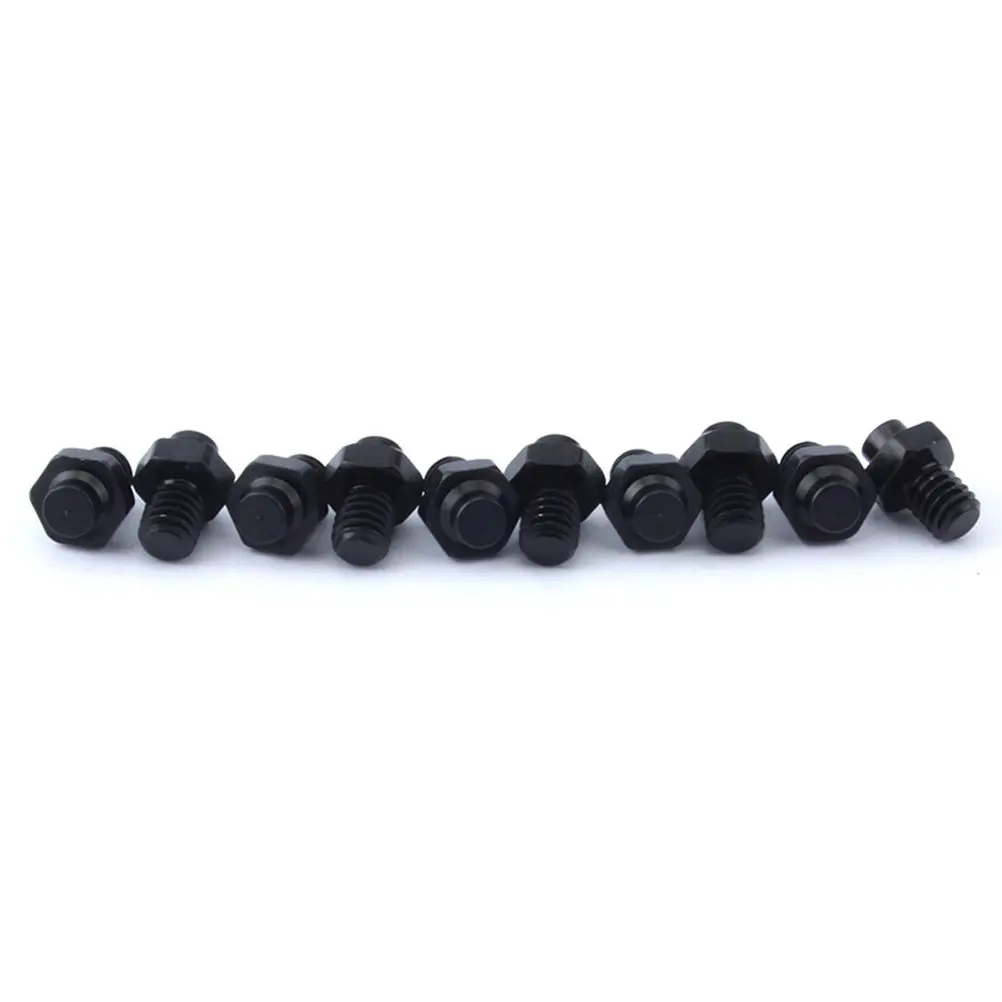

10Pcs Red Aluminum Anti Skid Nails for Bike Pedals Winter Riding Safety High Hardness Wear Corrosion Resistant Professional