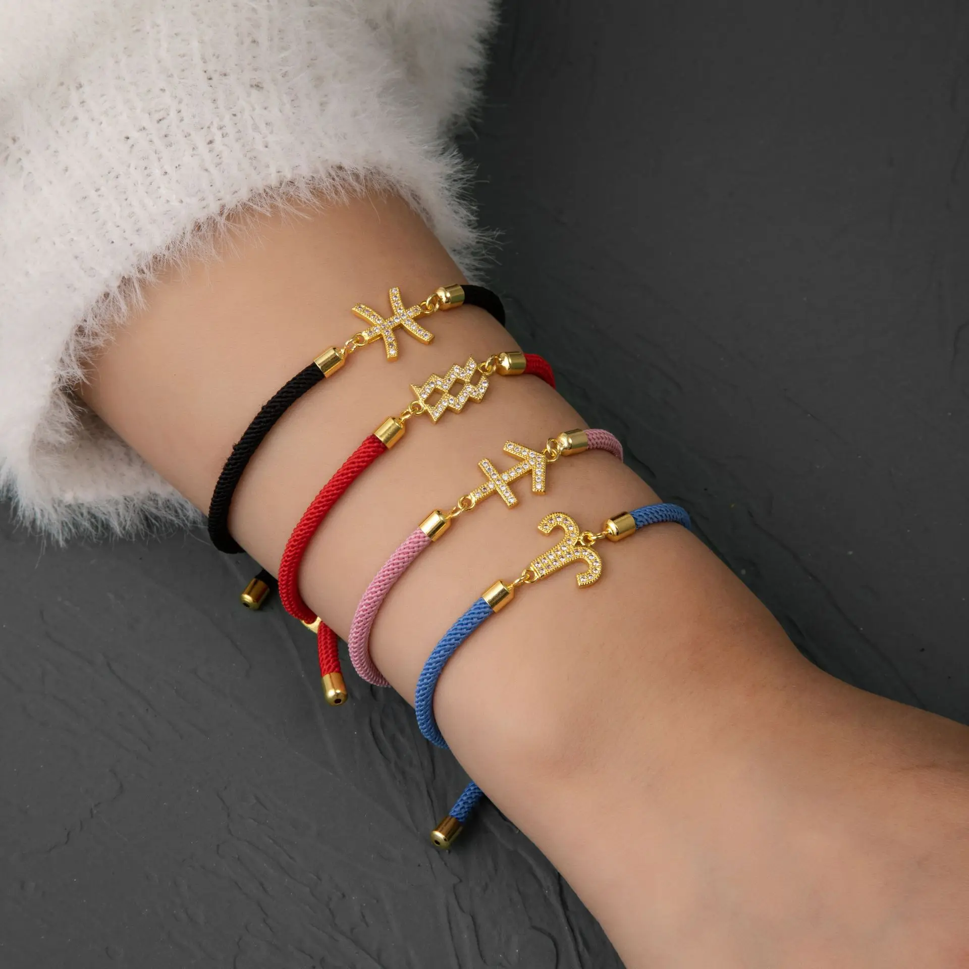 bracelet zodiac Homme Female Unfading Stainless Steel Braslet Distance Magnet Braclet Gift For Lovers Pulseira
