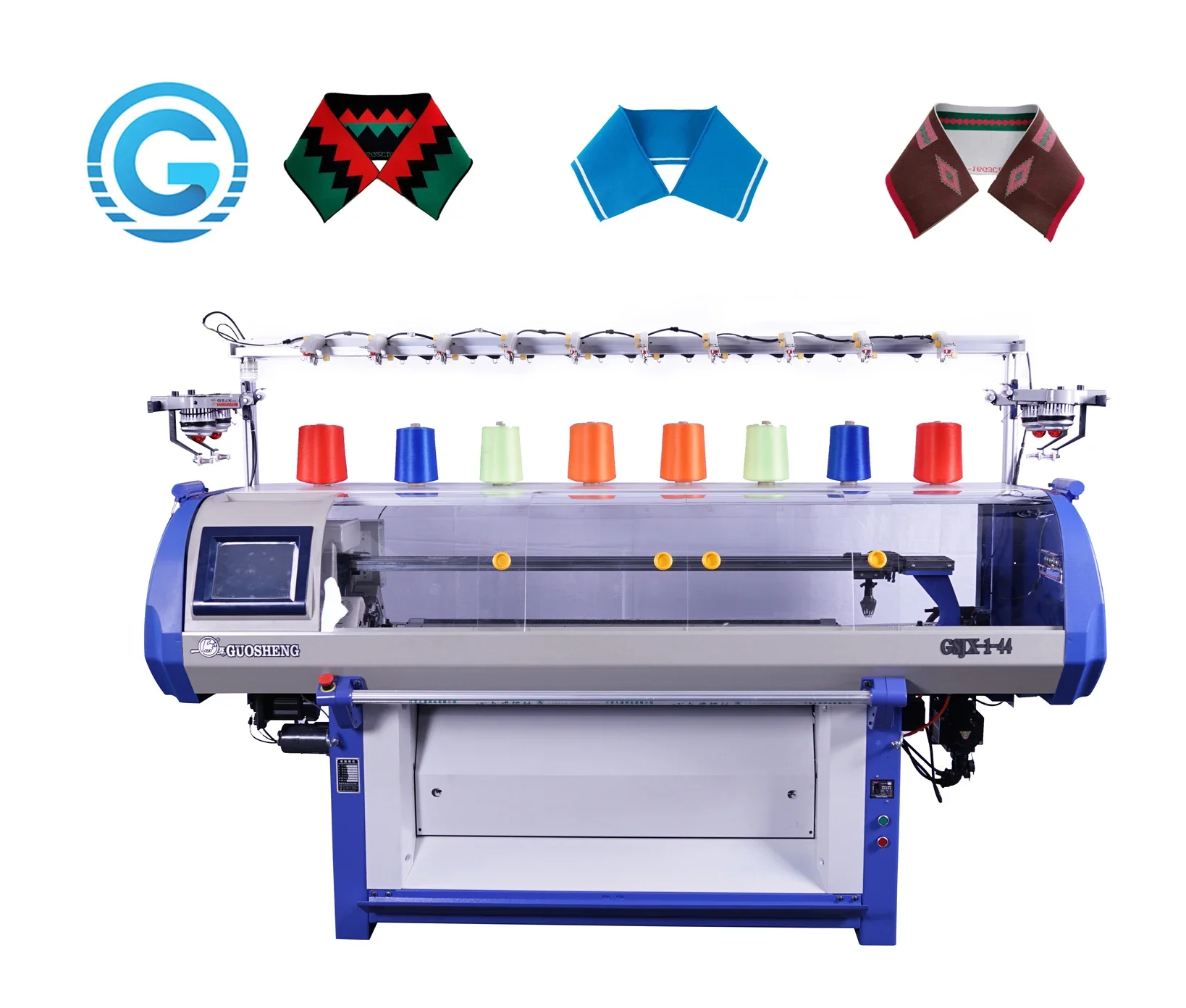 New Product Provided By Chinese Origin Factories Computerized 80 Inch Single System Flat Collar Knitting Machine