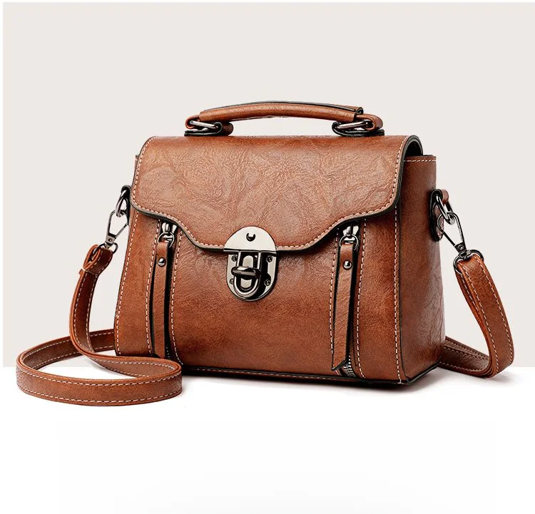 Boyatu per le donne 2024 Nuova borsa alla moda, vera trama versatile morbida pelle borsa quadrata piccola da donna_voghion.com