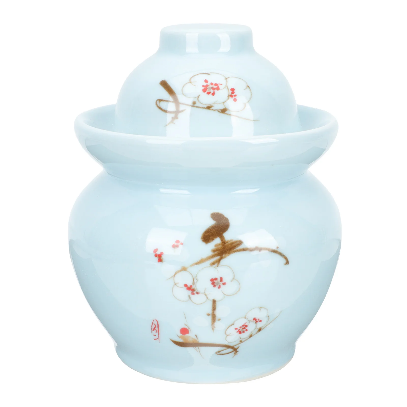 الرجعية السيراميك المخلل جرة مختومة يمكن سيتشوان نمط المخللات تخزين لا نتوءات مريحة حمل هدية أصدقاء المنزل الطعام