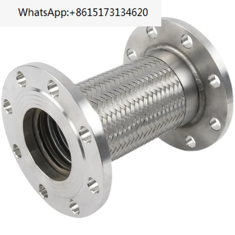 304 metal hose corrosion-resistant high-pressure high-temperature steam soft connection corrugated pipe DN25-600