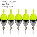 5pcs 2.5in yellow