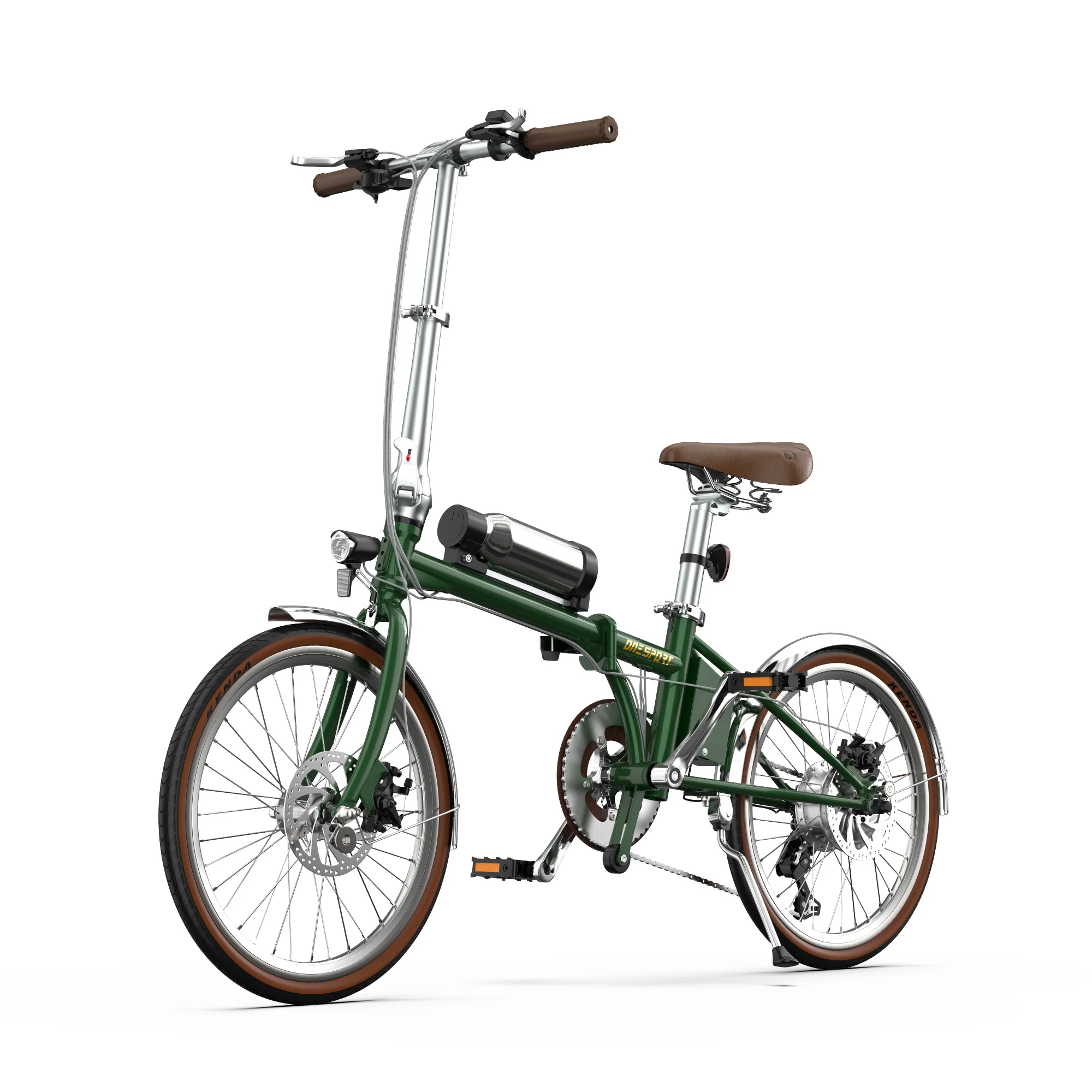 ONESPORT OT02 PRO Duurzame Molybdeenstalen Opvouwbare Elektrische Fiets 250W Borstelloze Motor 36V 5.2Ah Batterij 20 Inch Banden Stadsfiets E-Bike Voor Volwassenen