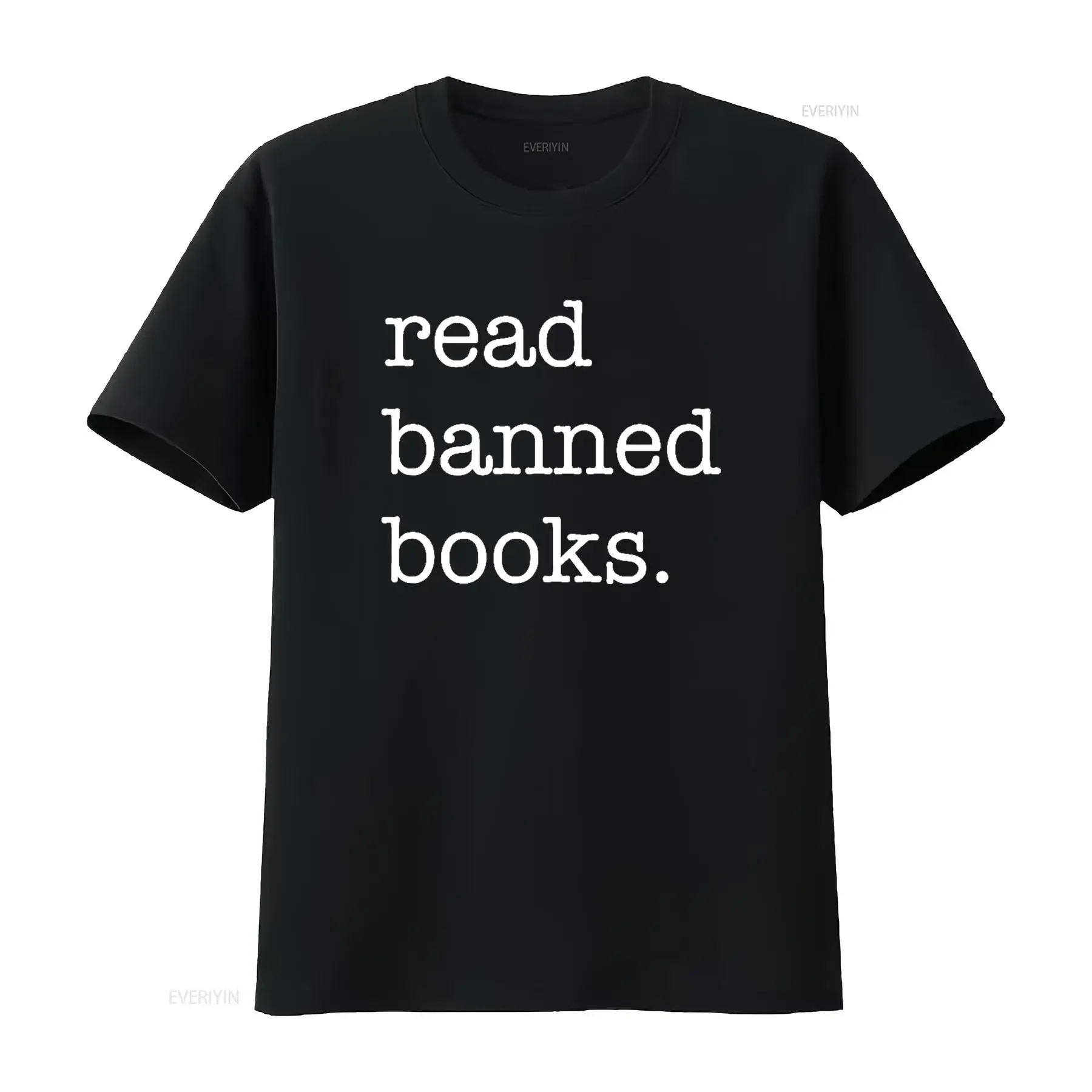 Vintage Read Banned Books T Shirt vintage Washed homme Soft designer clothes Versatile Stylish Comfortable Stretched streetwear