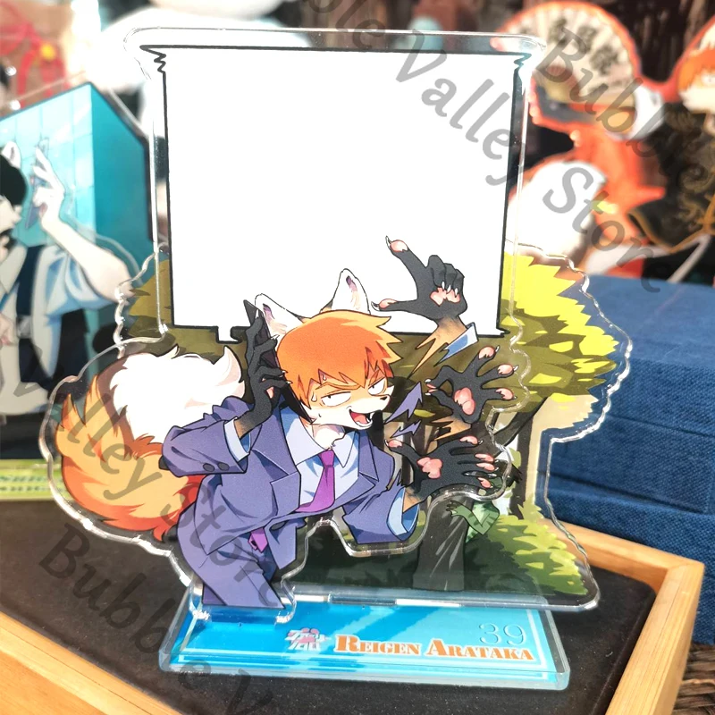 

Anime Mob Psycho 100 Kageyama Shigeo Reigen Arataka Cosplay Cartoon Acrylic Write Standing Sign Message Board Stand Figure Gift
