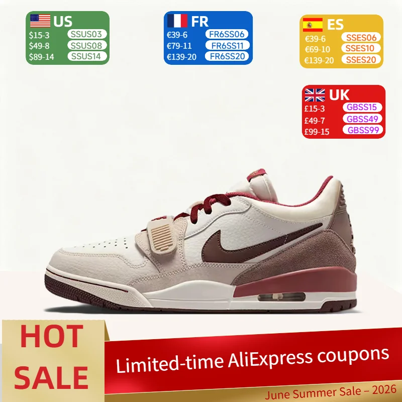 Zapatillas de baloncesto Nike Jordan Legacy 312 Retro Fashion Horse Year Trend, cómodas, suaves y duraderas, de caña baja, para hombre IQ9783-121
