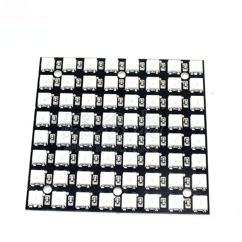 64-Bit WS2812 5050 RGB LED Built-in Full-color Driver Lantern Development Board