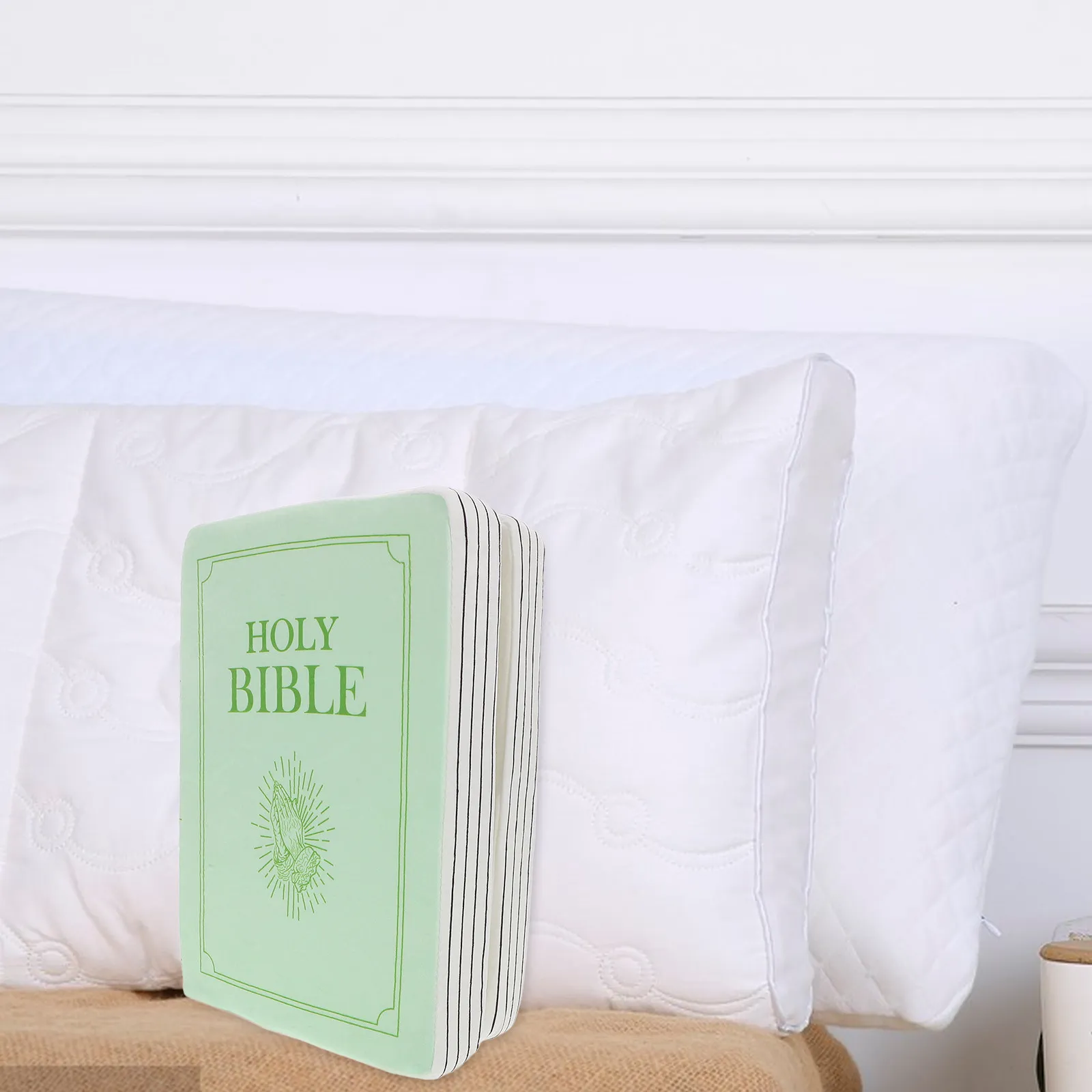 

Декоративная подушка-игрушка в форме книги с эстетичным дизайном для дивана, кровати, автомобиля, интерьера, с религиозной тематикой
