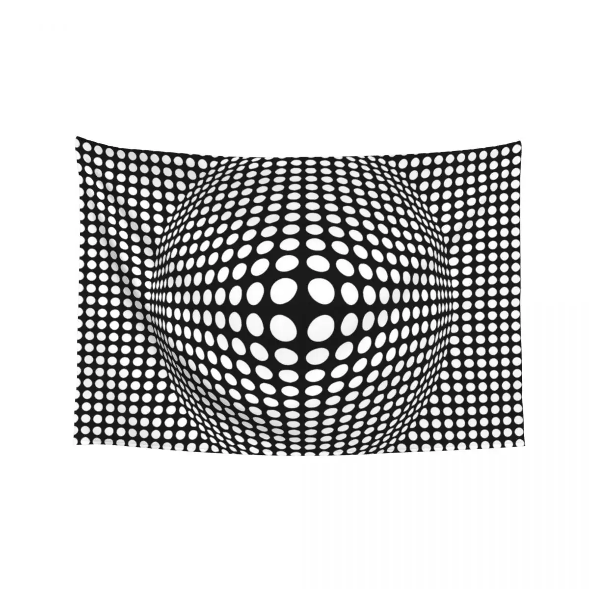 

Black And White Victor Vasarely Style Optical Illusion Tapestry Cute Decor Cute Room Things Japanese Room Decor Tapestry
