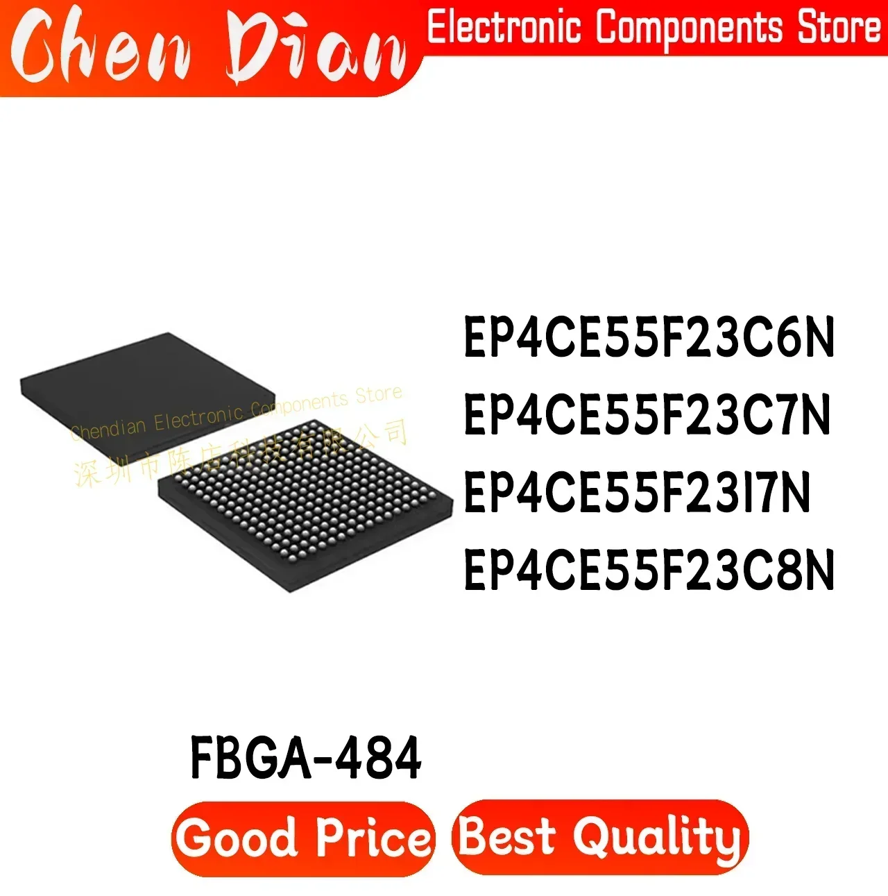 

EP4CE55F23C6N EP4CE55F23C7N EP4CE55F23I7N EP4CE55F23C8N Package: FBGA-484 New Original Genuine