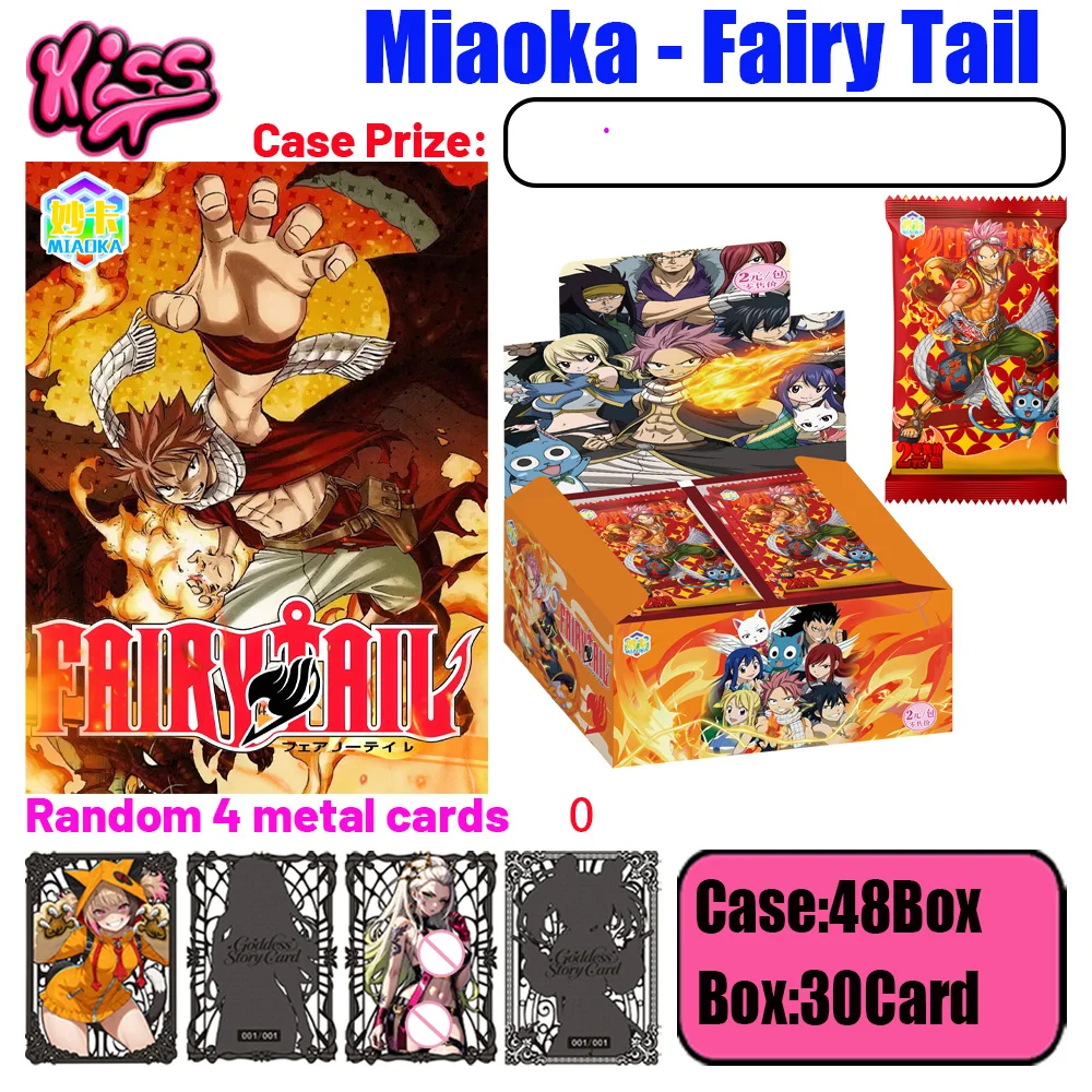 2026 New MiaoKa 'Fairy Tail' Series Dreams Cartoon Anime Character Collection Card  Game card Collection