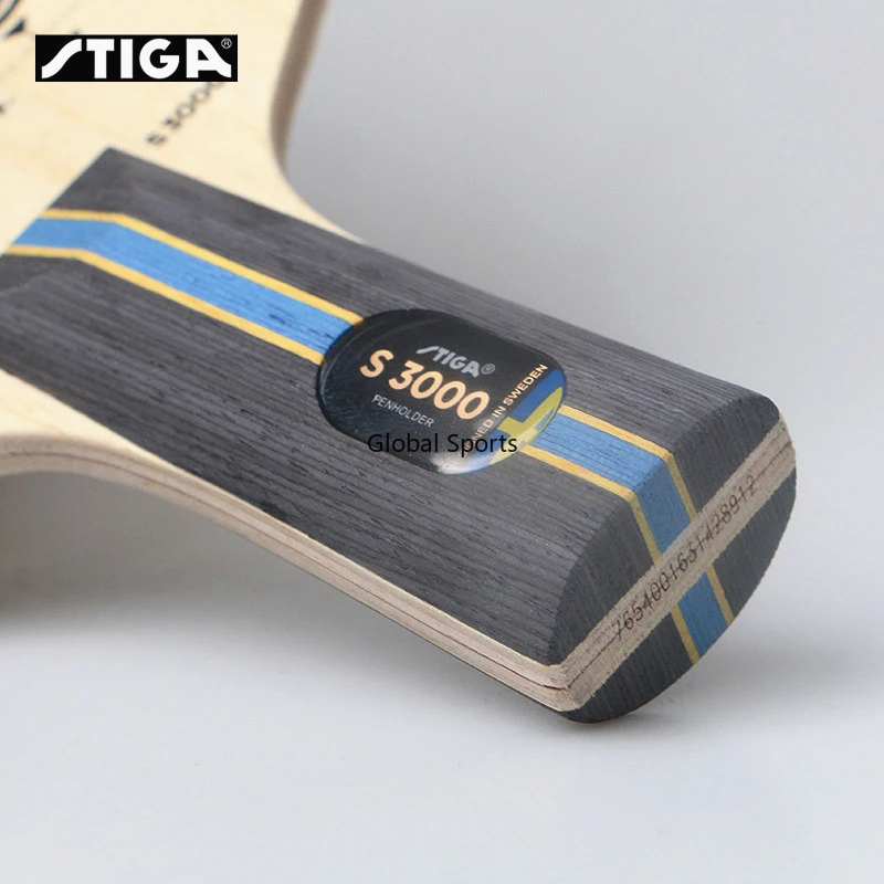 기존 STIGA S3000 탁구 블레이드 라켓 Allround Play 5 플라이 우드 컨트롤 기존 STIGA 탁구 박쥐 패들