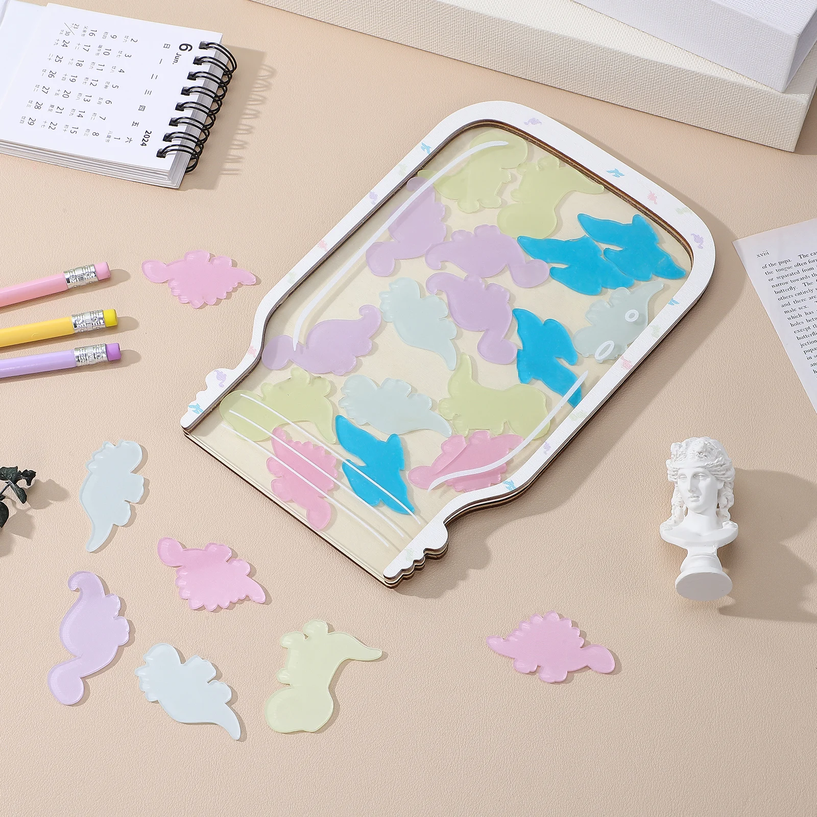 Наградная банка для детей, деревянные жетоны для учителей, классная система, усиление для малышей, милый дизайн динозавра, безопасный материал, инструмент для поведения