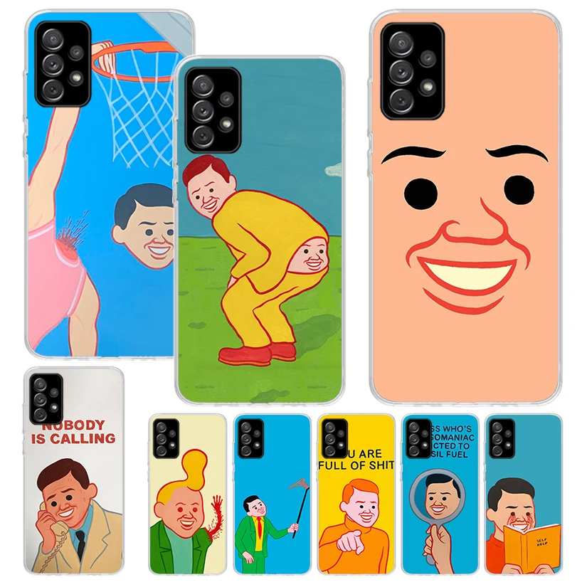 Coque de téléphone souple à imprimé de bande dessinée de Joan Cornella, étui pour Samsung A51 A50 A21S A70 A71 A31 A41 A10 A20E A30 A40 horizon A7 A8 A9