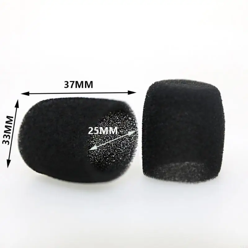 U2JE 10PCS FOAM WINDSCREEN สำหรับตัวกรอง antipop ไมโครโฟนมือถือ