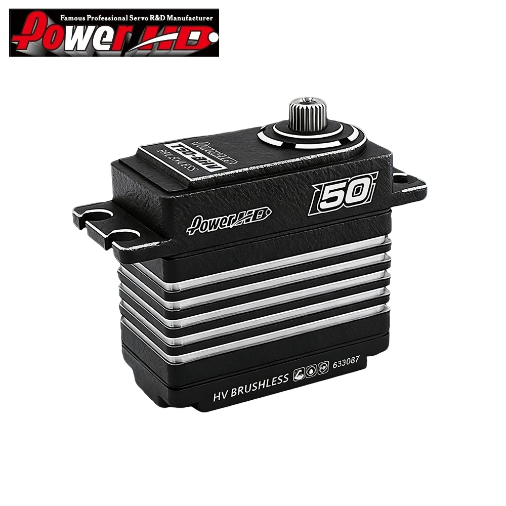 Power HD PowerHD T50-BHV T50BHV 6-8.4V 50kg stalen tandwiel borstelloze servo voor borstelloze motor