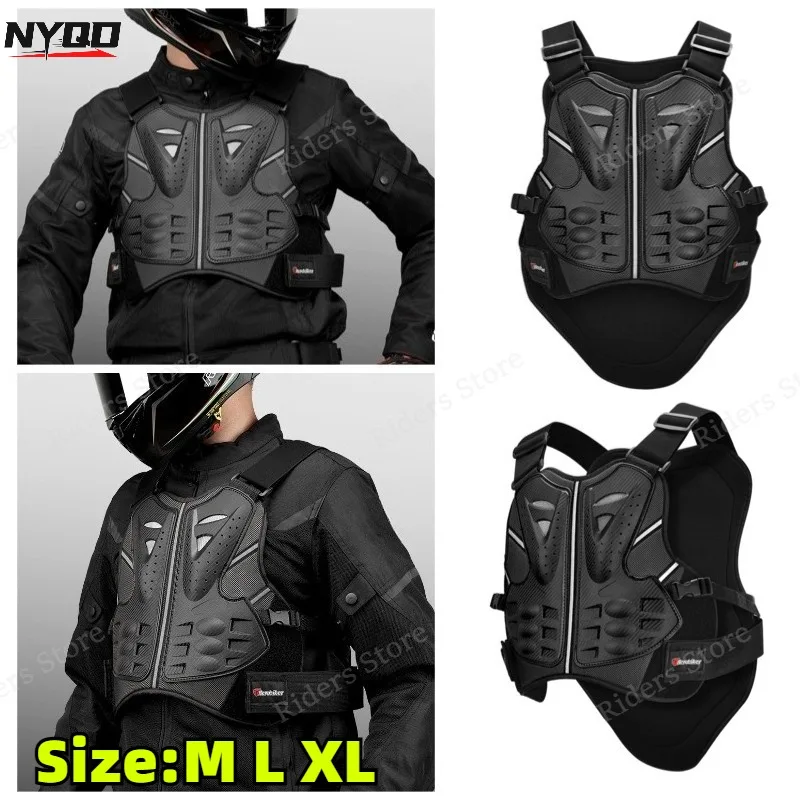 

Summer Breathable Motorcycle Armor Jacket for Motocross Dirt Bike Racing, Anti-Crash Protective Gear