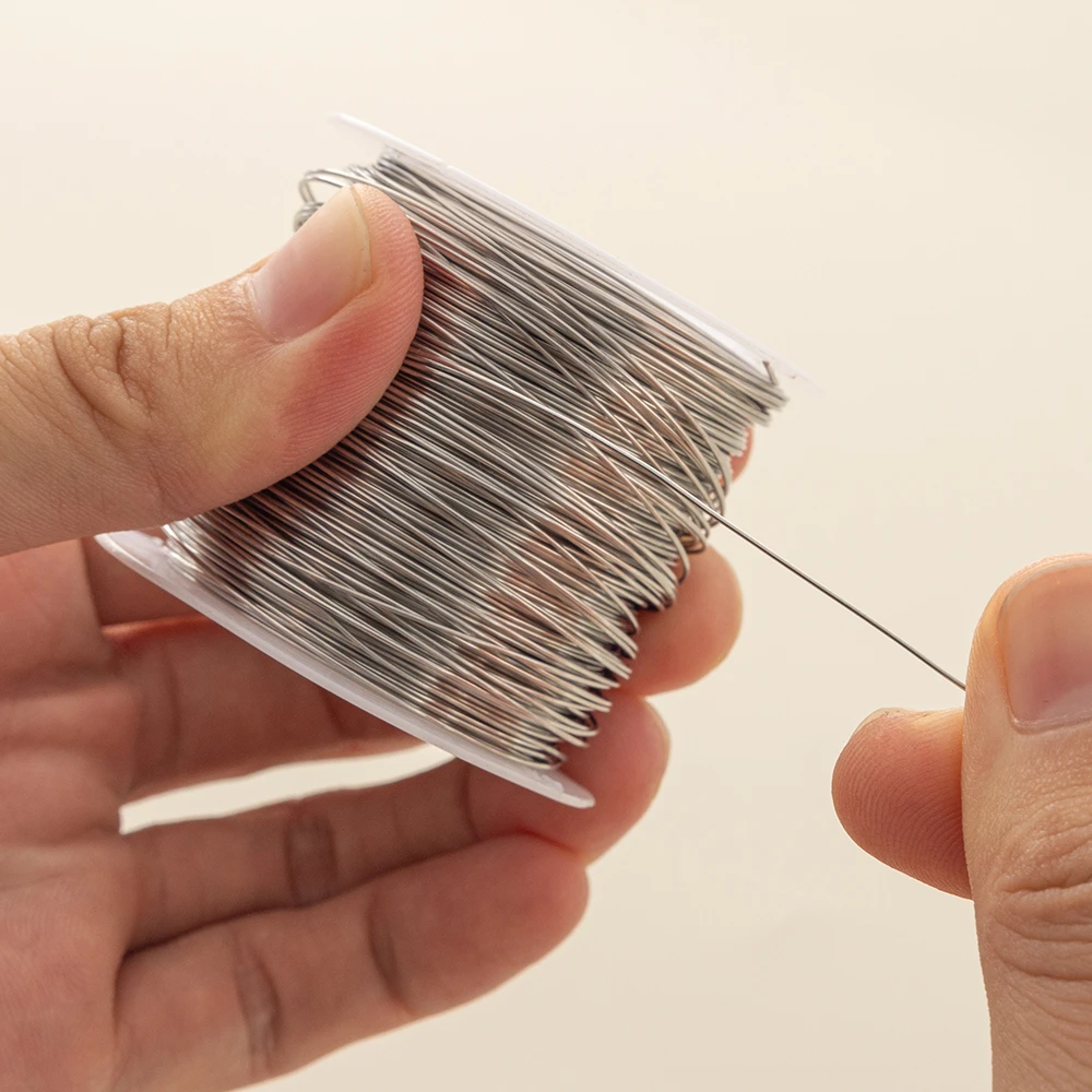 

1Roll/Lot Steel Wire Cord For DIY Necklaces Bracelets Thread String Jewelry Making Supplies Material Accessories Components