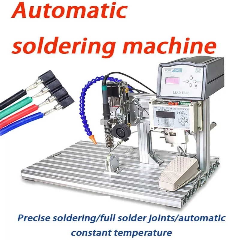 Smart soldering machine Circuit board data cable spot welding switch terminal USB small wire welding machine foot pedal