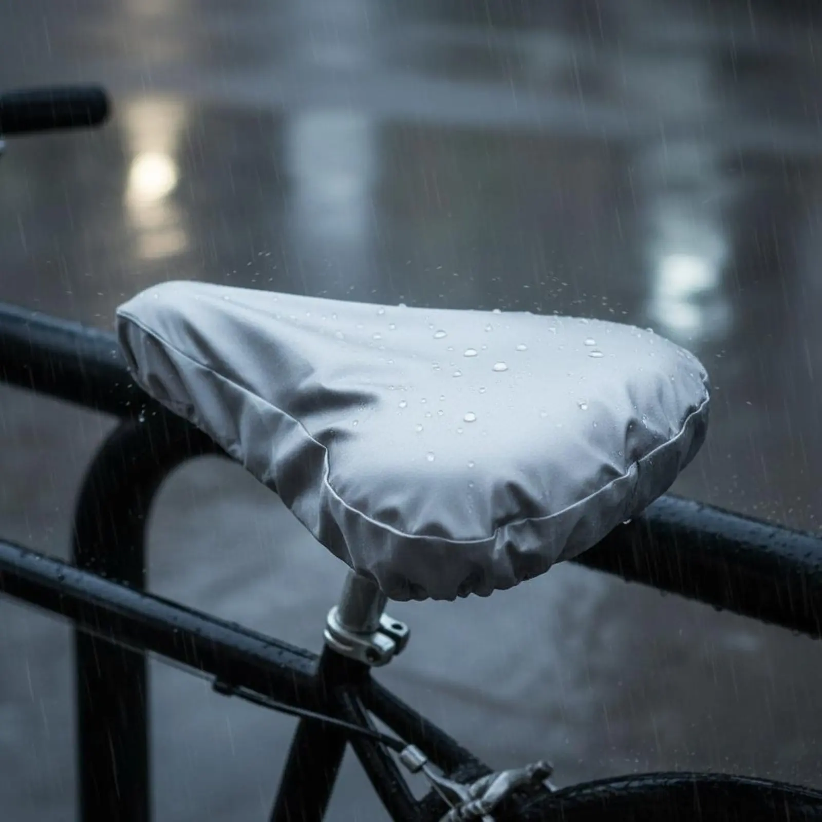 

Waterproof Bike Saddle Cover Sun Protection Cycle Seat Cover Debris-Resistant Year-Round Use for Commuters, Outdoor, Gym