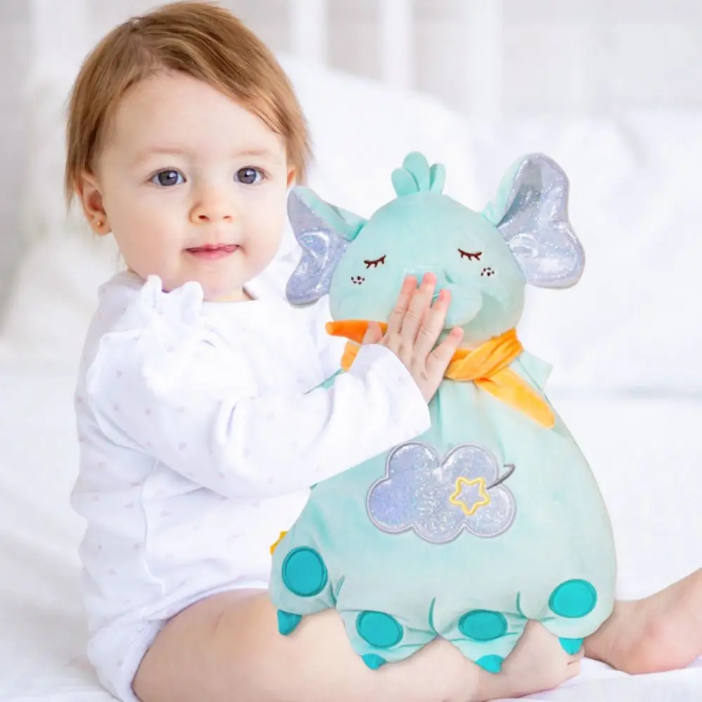 PP-katoen Palmvorm Rustgevend kussen Pluizige zachte dieren Marionet Speelgoed Comfortabele collectie Schattige gevulde handpoppen