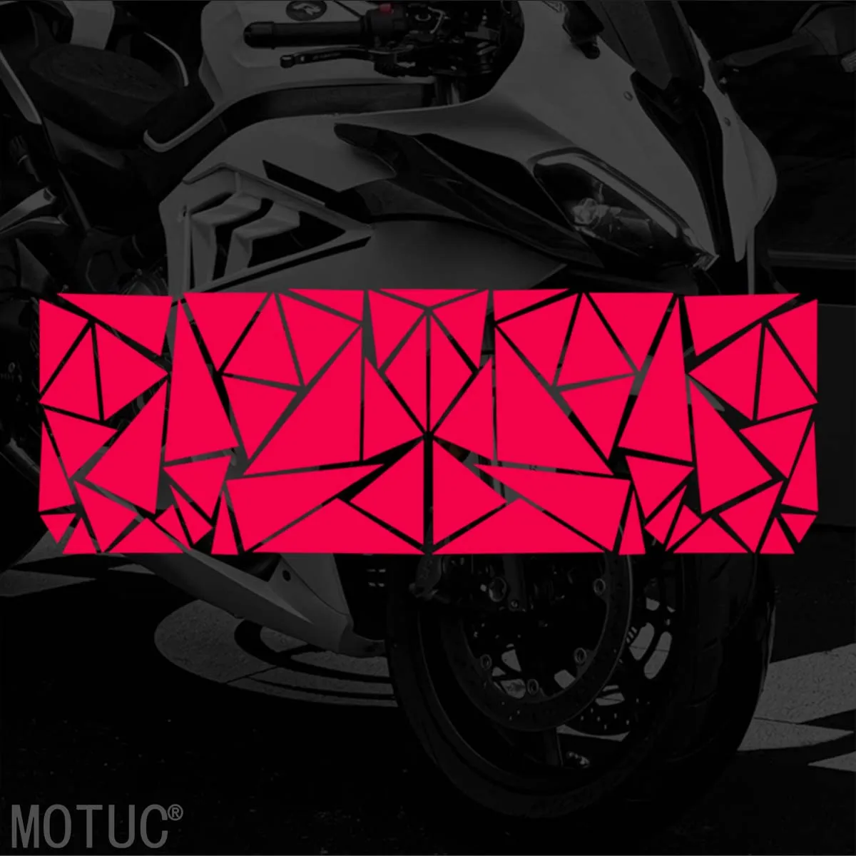 Geometrischer Riss-Motorrad-Felgenaufkleber, reflektierender Vinyl-Aufkleber, wasserdicht, UV-beständig, Felgenband, Motorrad-Dekorationszubehör – Detail 10