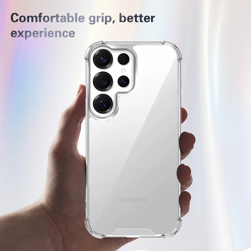 Hartschalenhülle für Samsung Galaxy A56 A55 A57 A37 A36 A35 A26 A17 A07 A06 A16 A15 5G Handyhülle Acryl Transparente Rückseite – Detail 3