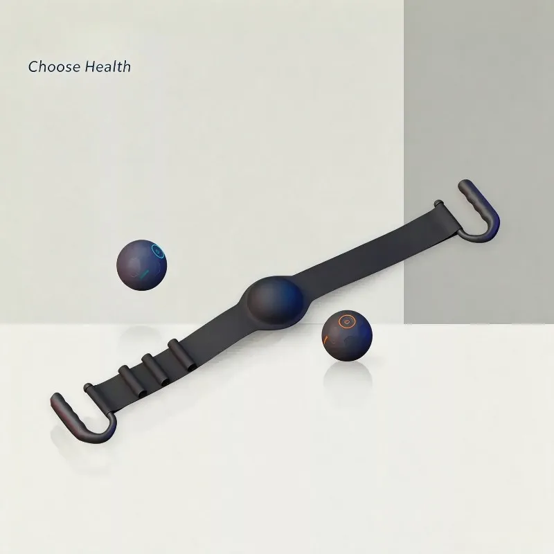 Remote Control Vibrating Peanut Ball with Strap, Deep Tissue Massage Roller for Muscle Recovery
