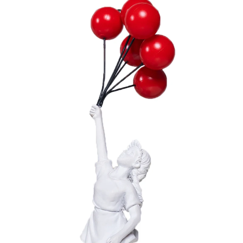 

Resin Statues And Figures Modern Art Sculptures Figurines Ornaments For Home Decor Living Room Desk Flower Thrower Baseball Boy