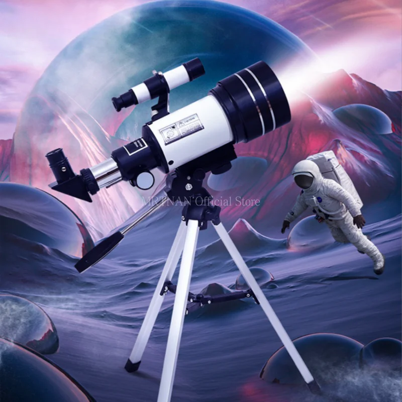 Professional Astronomical Telescope F30070 Monocular 150 Times Zoom HD Night Vision View Moon Star Stargazing