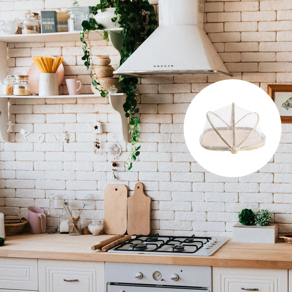 

Bamboo Woven Basket Food Storage Container Bread Fruit Dry Basket Picnic Serving Tray Kitchen Bamboo Ware Hand Woven Food Tent