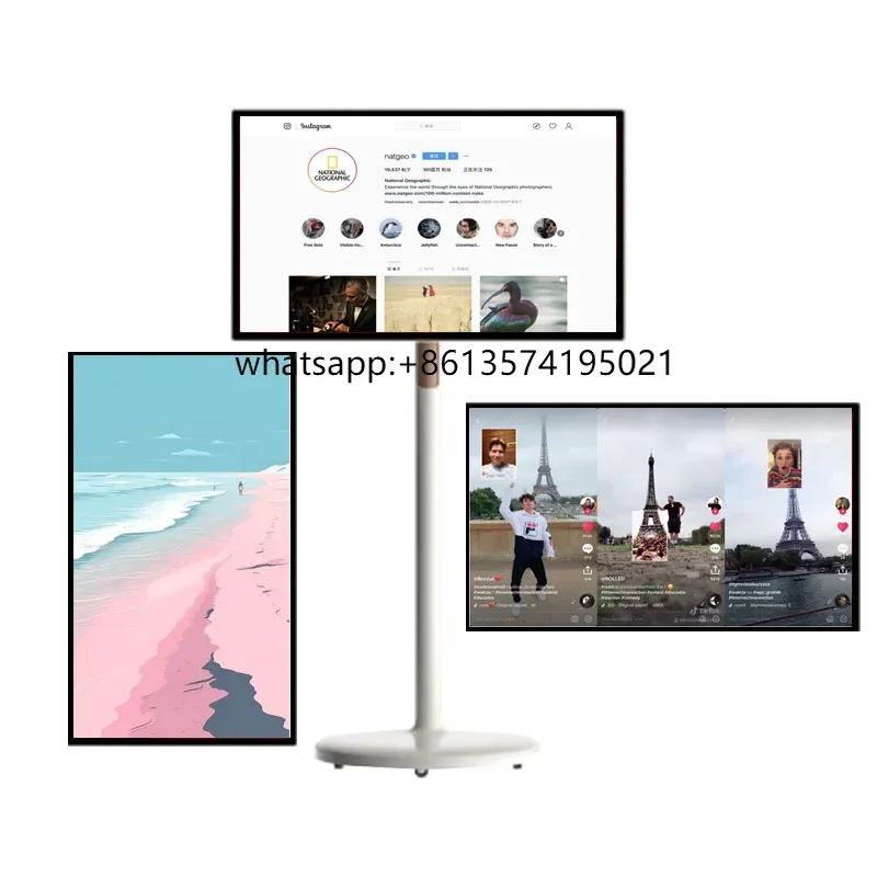 

TdThe Latest 27 "32" Portable TV Portable Screen 1080p Rotary TV Smart Display TV