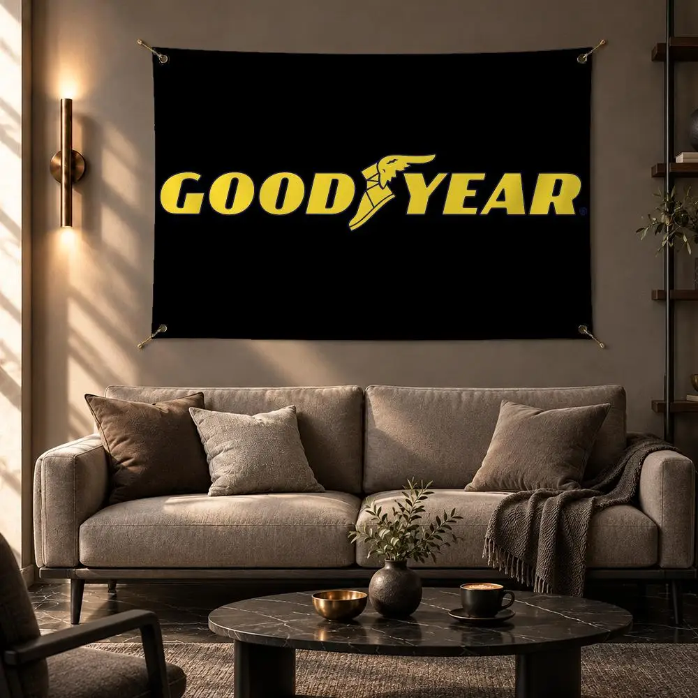 Trusted Brand Goodyear Flags Wall Hanging Flag Banner Home Decor Aesthetic Living Room Bedroom HD Fabric