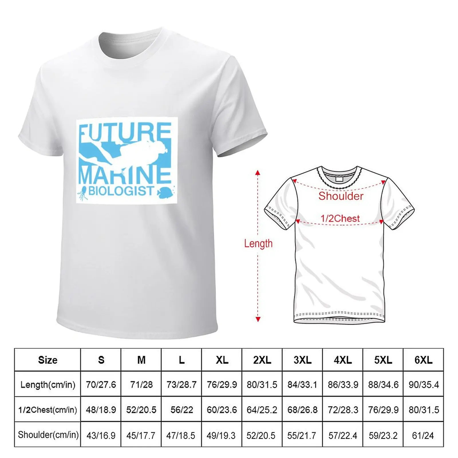 Future Marine Biologist Funny Ocean Life Scientist T-Shirt funnys quick drying mens white t shirts