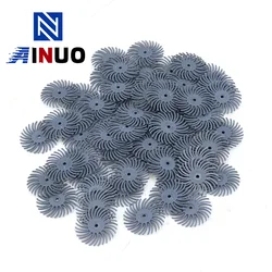 9Pcs 1Inch Radial Bristle Disc Kit Abrasive Brush 3/2.35mm Shank Detail Polishing Wheel for Dremel Rotary Tool Accessories