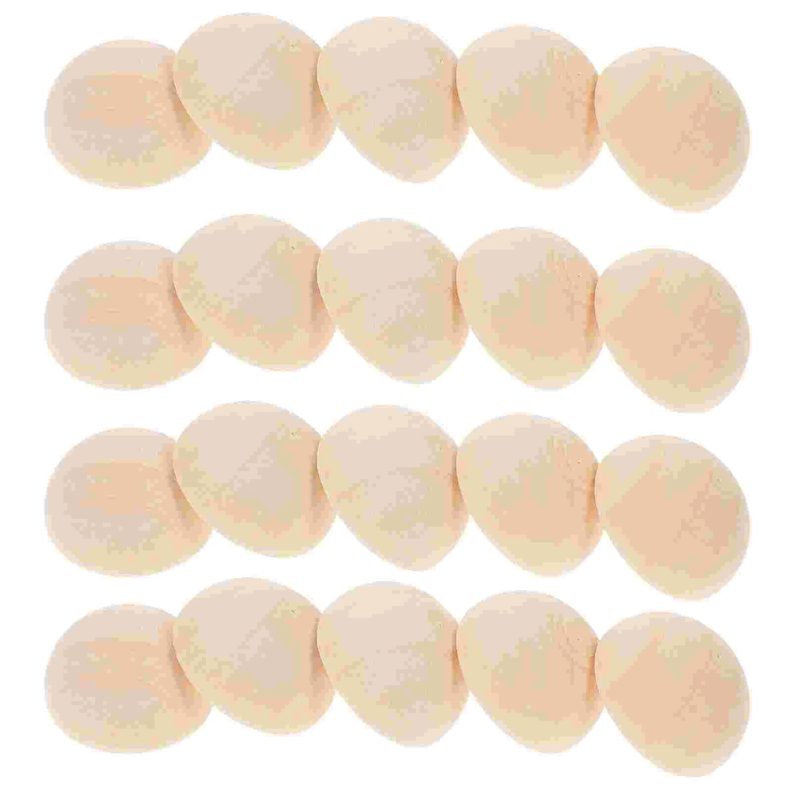 100 Pcs Unfinished Half Craft Ball Toys for Girls Split Wood Bamboo Mini Hemisphere Wooden Balls Baby