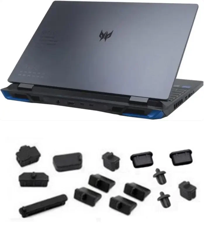 Dustproof Black Sil… - image