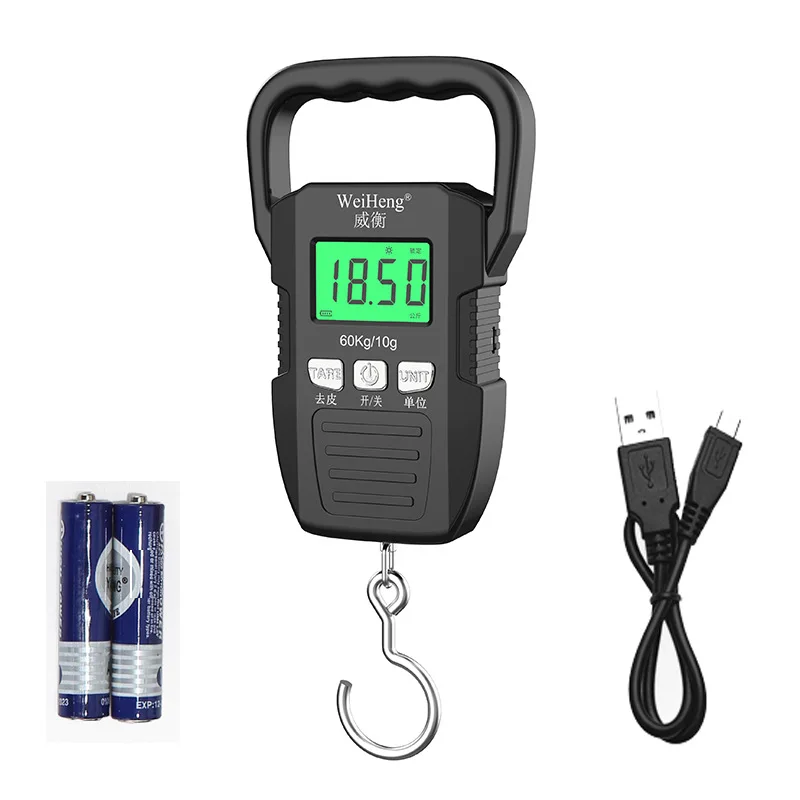 

Weiheng WH-A33 60kg Home Scale - Portable Handheld Electronic Scale for Market Use, Factory Direct
