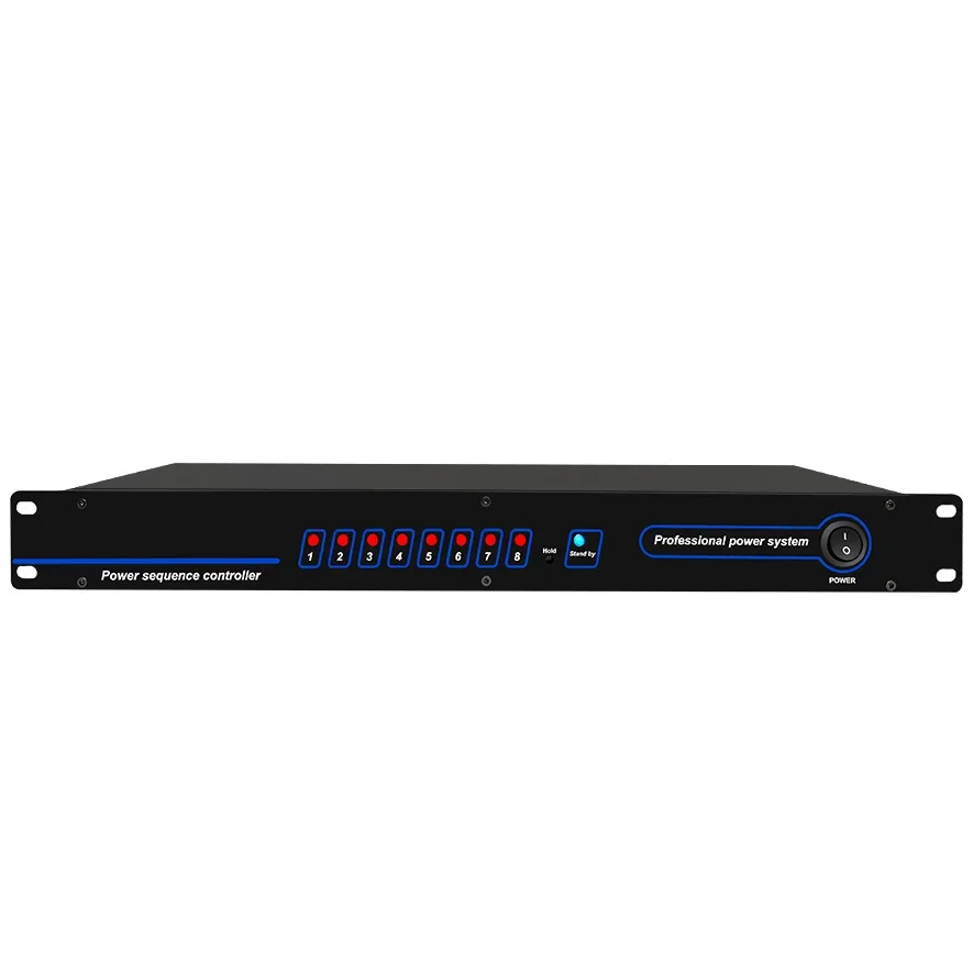 8-Channel Power Sequencer Universal Socket Sequencer Special For Stage Universal Socket Timer For Audio Equipment 2025 New