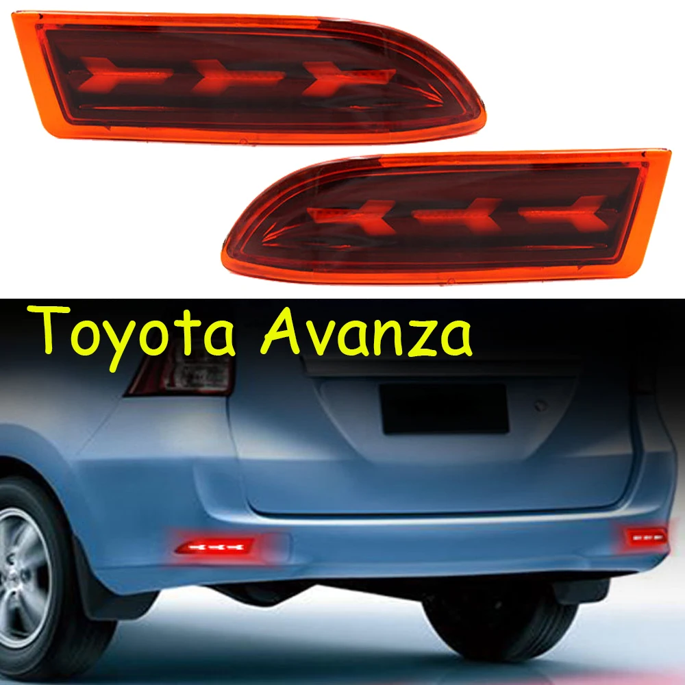 car bumper taillamp tail light for Toyota Avanza taillight Brake 2015~2016y LED car accessories Taillamp avanza rear light fog