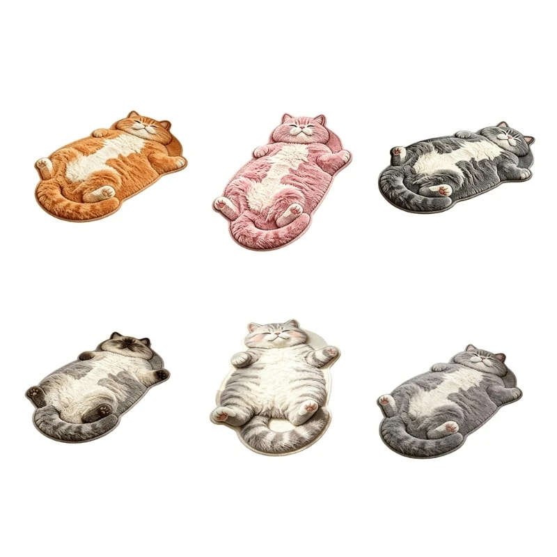 Sleeping Animal Entry Piece Accent for Quiet Indoor Corner, Soft Door Cover for Bedroom Side and Home Styling Daily