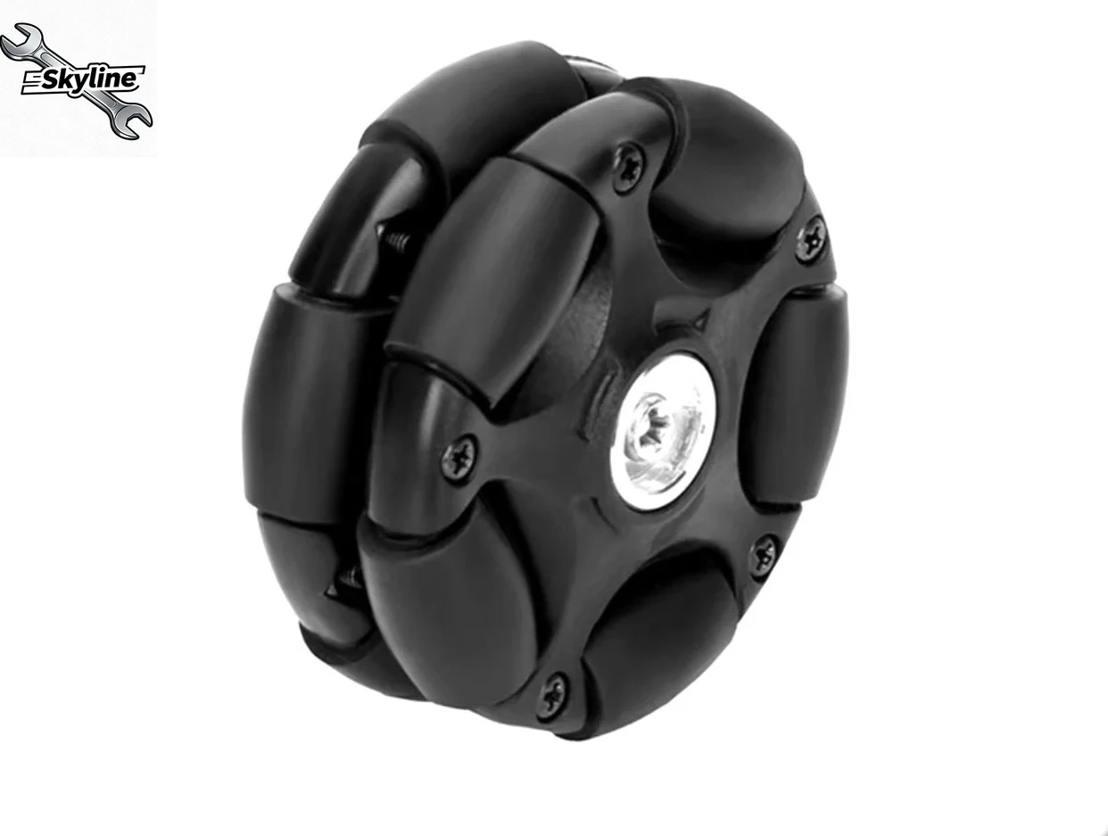 Multi-size Metal Robot Omni Wheel, 3-8mm Coupling Omni-directional Wheel For Automated Mobile Platform DIY Parts