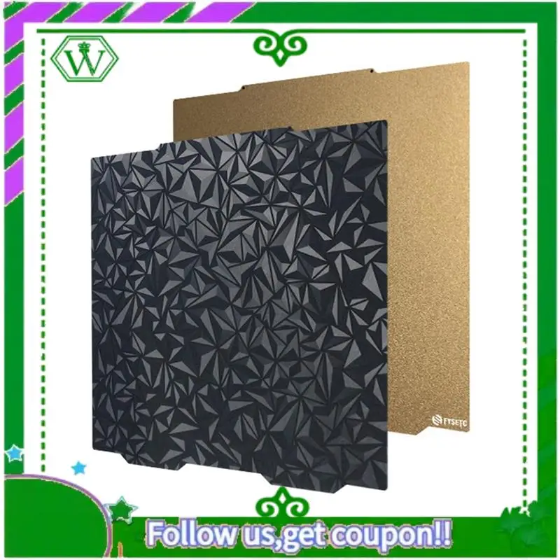 

ABIK-For Prusa XL PEI JANUS PLATE Steel Sheet 365Mmx365mm Double Side Printing Smooth Plate 3D Printer Parts