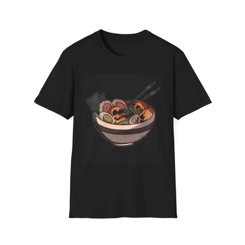 Death Miso Soup T Shirt Retro Funny Skeleton Softstyle